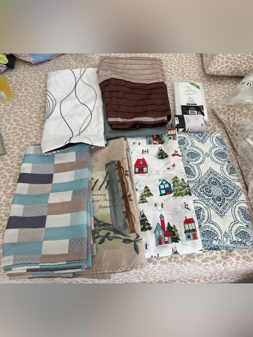 6 Shower Curtains for Bathroom 72x72